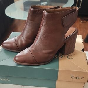 b.o.c. Women's Rich Brown Ankle Booties